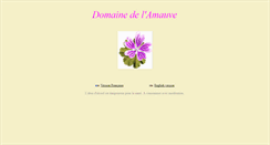 Desktop Screenshot of domainedelamauve.fr